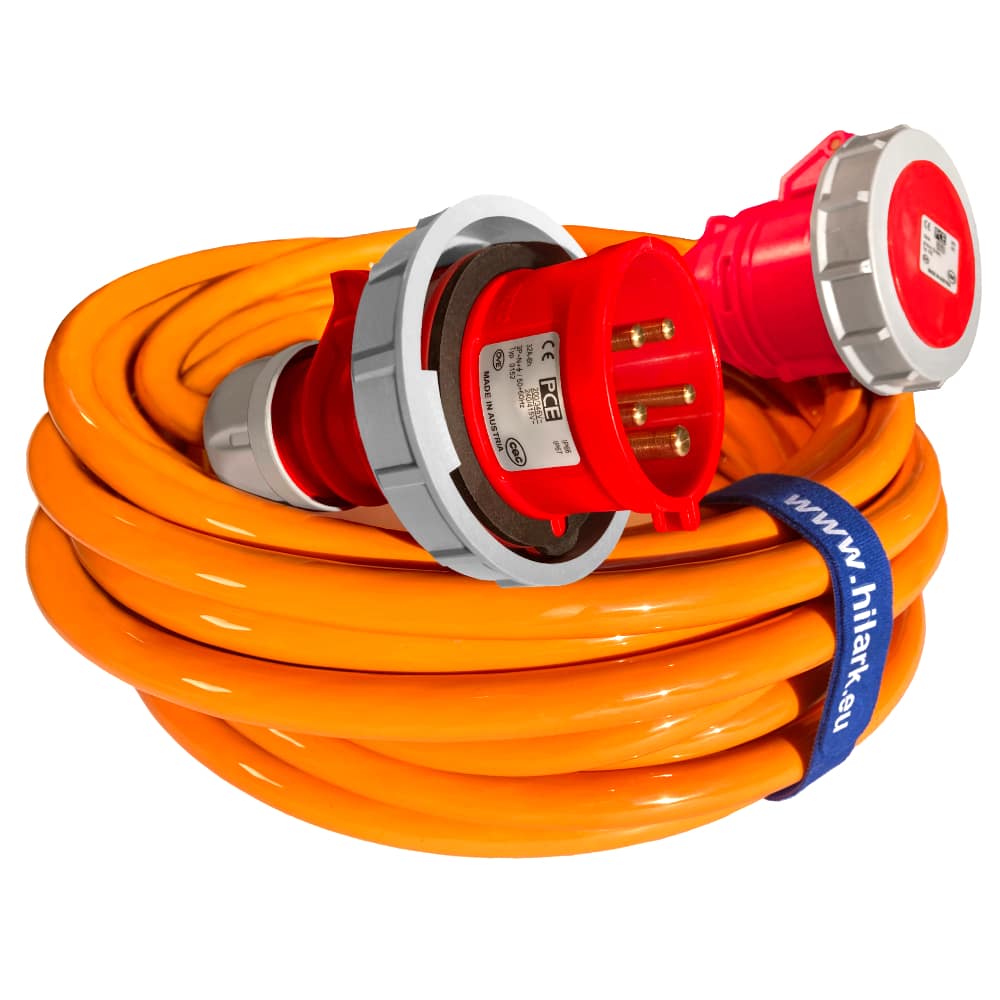 Der stärkste Verlängerer auf dem Markt H07BQ-F 5x4mm2 32A 5P Orange IP67 3m – Bild 3