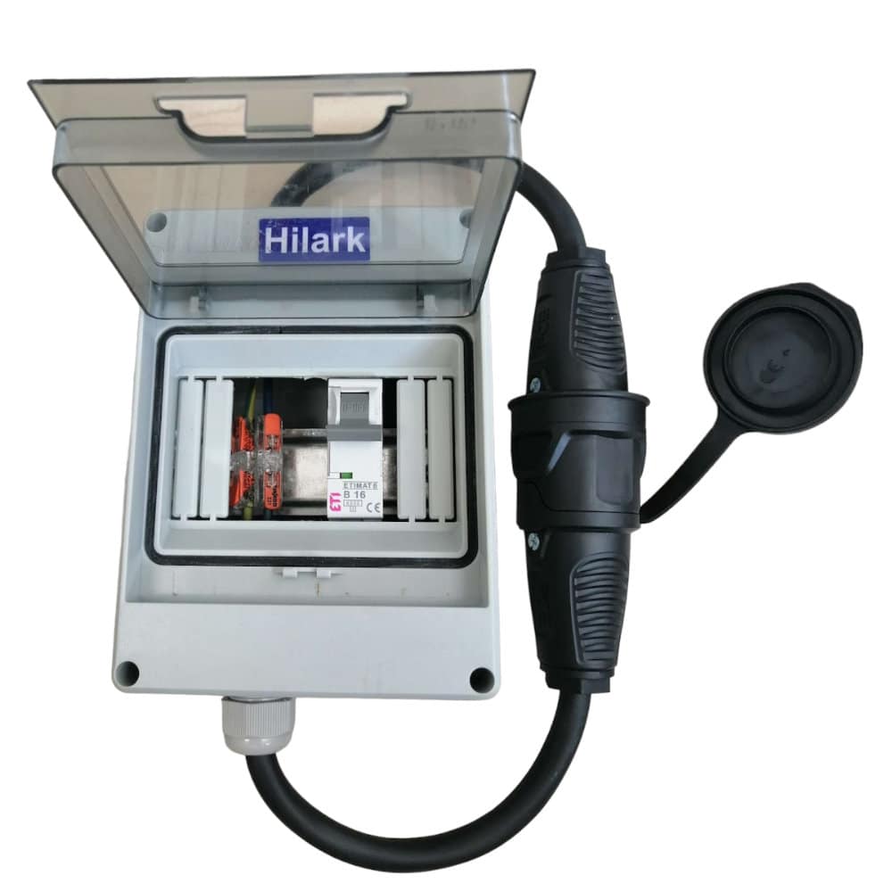 Verlängerung mit Sicherung, Gummi H07RN-F 3x2,5mm2 1m – Bild 5