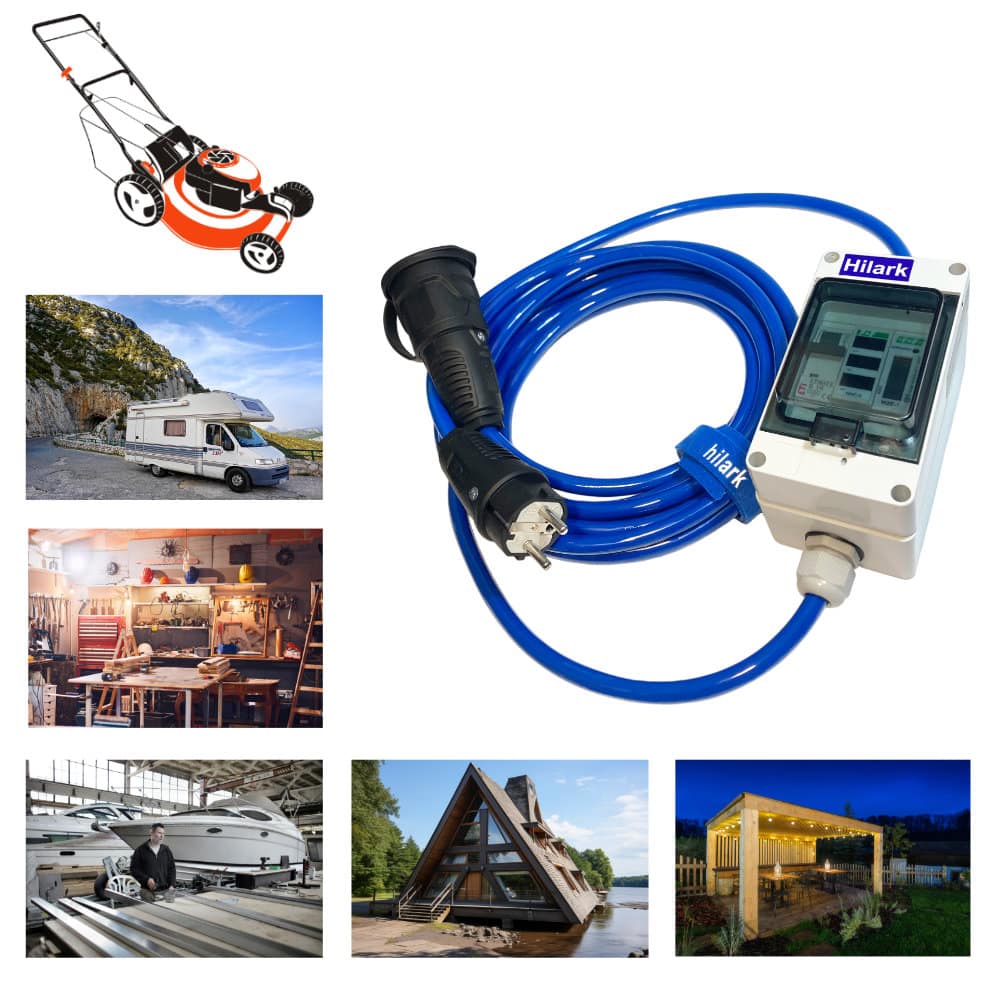 Verlängerung mit Sicherheit, Zähler und Phasenanzeige H07BQ-F 3x2,5mm2 blau 1m – Bild 7