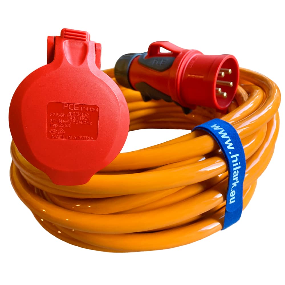 Der stärkste Verlängerer auf dem Markt H07BQ-F 5x4 32A PUR orange 20m – Bild 3