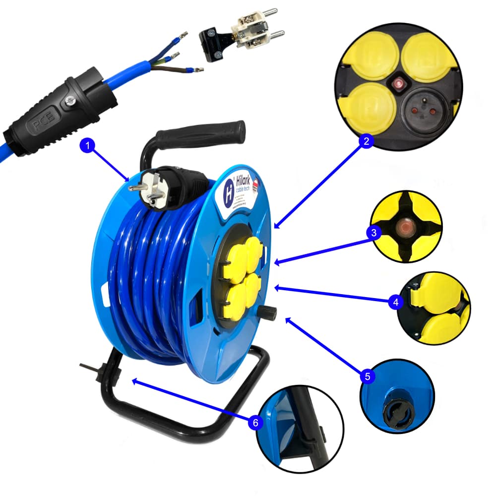 Polyurethan Gummiverlängerung, 3x1,5mm2 H07BQ-F 5m – Bild 2