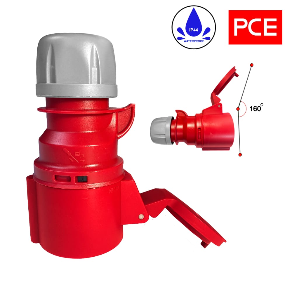 Stromverlängerung 50m H07RN-F 5g2,5 mm2 Winkelplug 5Pin 16A 400V IP44 – Bild 4
