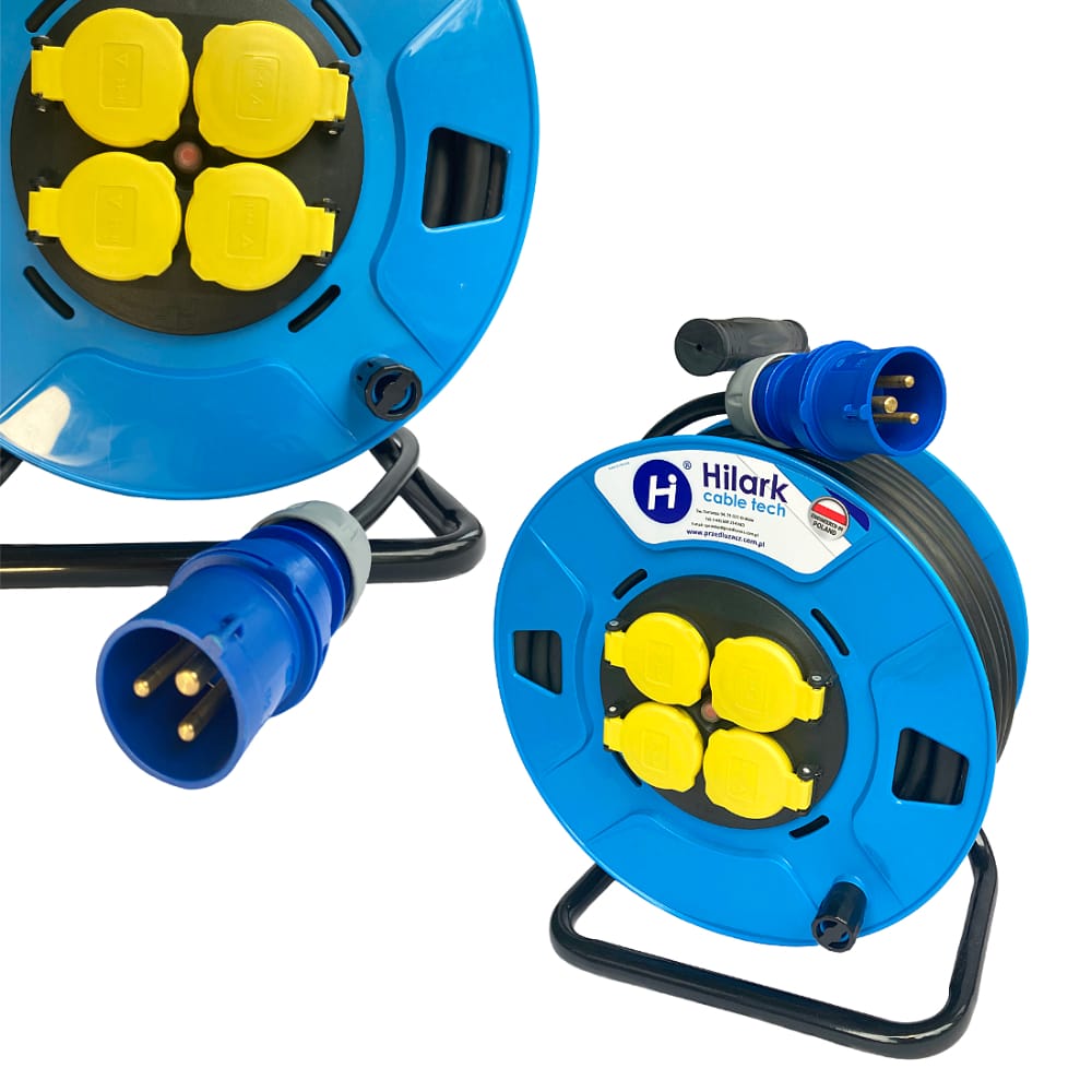 Gummiextender CEE H05RR-F 3x2,5 mm2 auf 5m Trommel – Bild 5