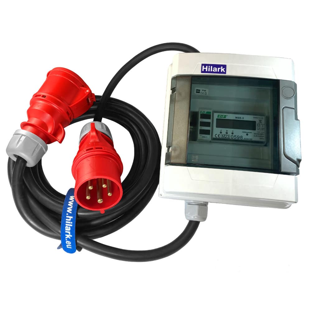 Stromverlängerung mit Phasenzähler 32A H07RN-F 5x4mm2 Verteiler IP40 5m – Bild 8