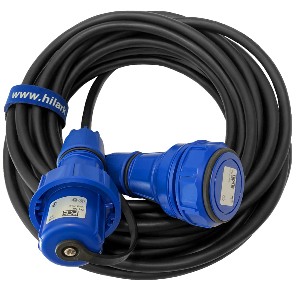 Gummiverlängerung H07RN-F 3x4mm2 16A IP67 1m – Bild 7