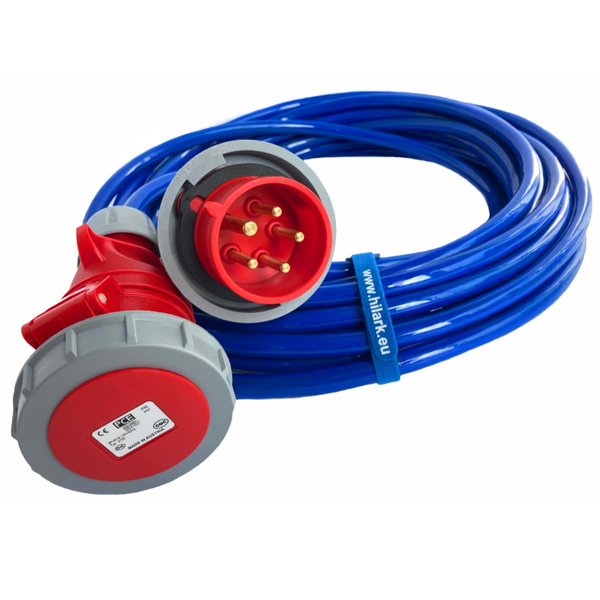 Gummikraftverlängerung 16A H07BQ-F 5x2,5 IP67 10M – Bild 10