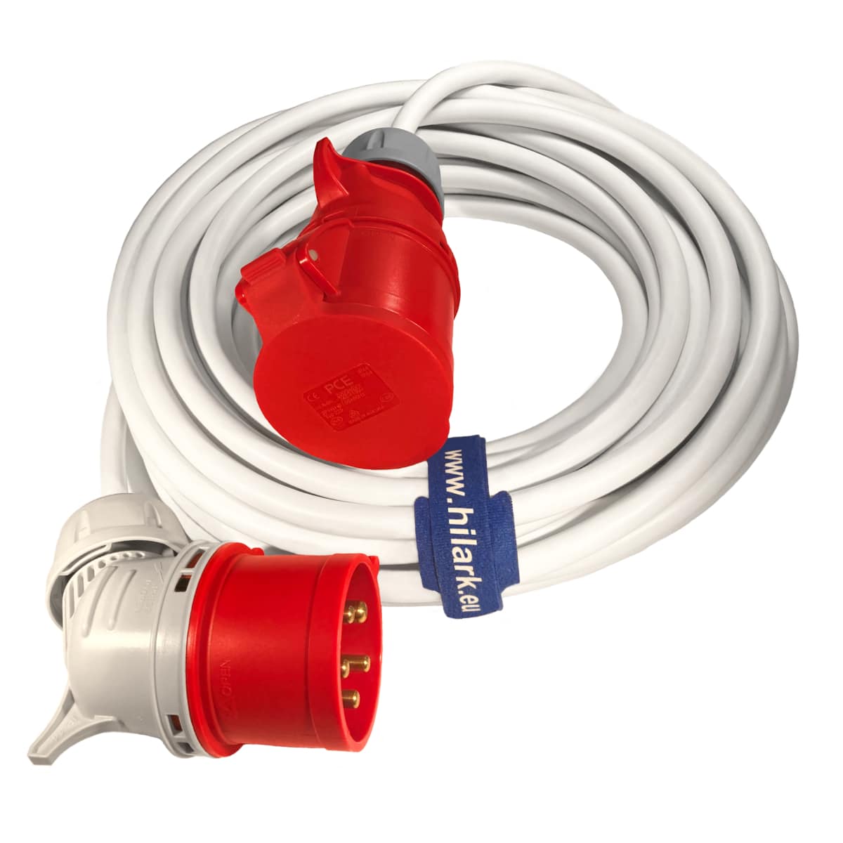 Stromverlängerung mit Winkelanschluss WHITE OWY H05VV-F 5x2,5 45m – Bild 7