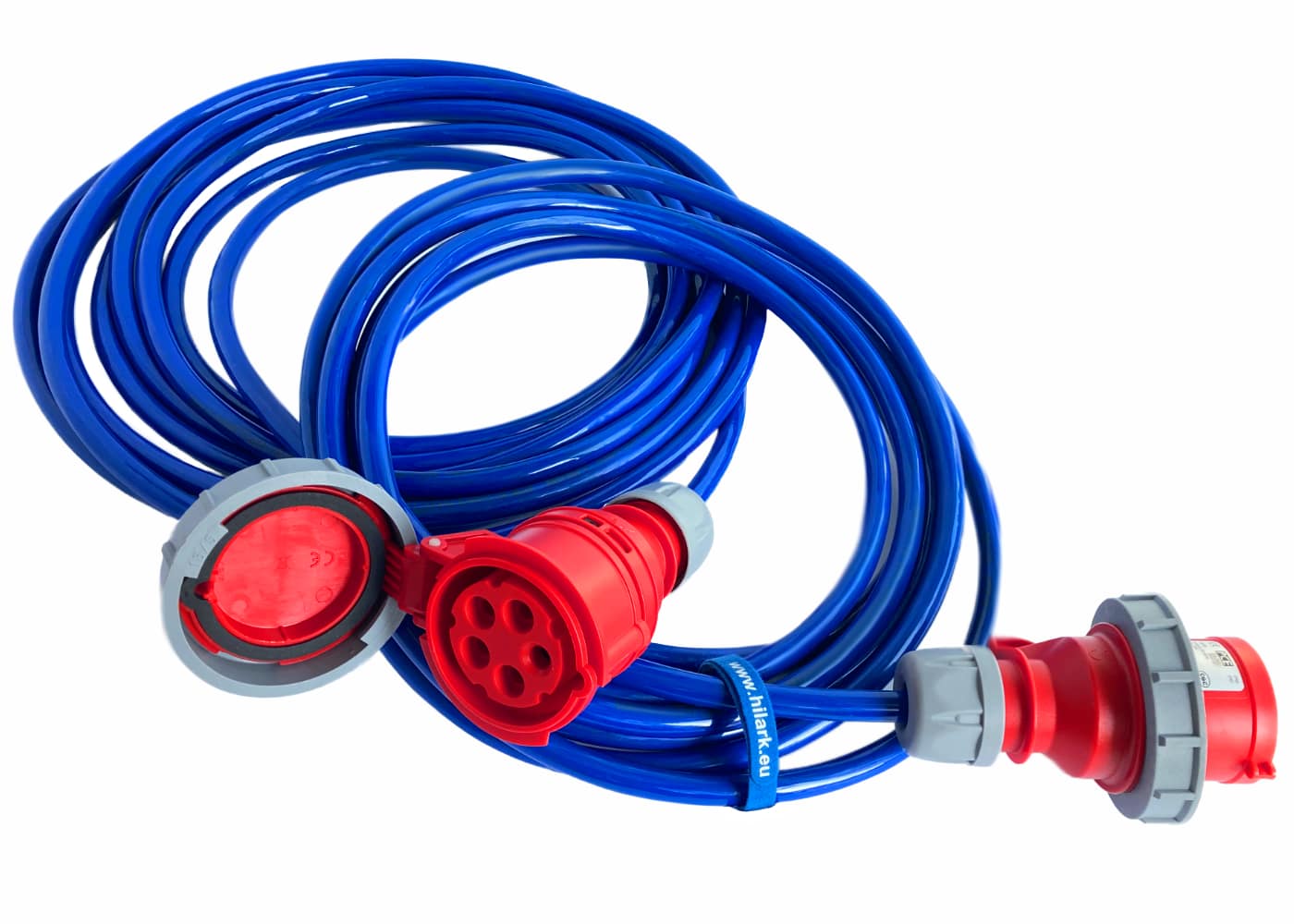 Gummikraftverlängerung 16A H07BQ-F 5x2,5 IP67 10M – Bild 3