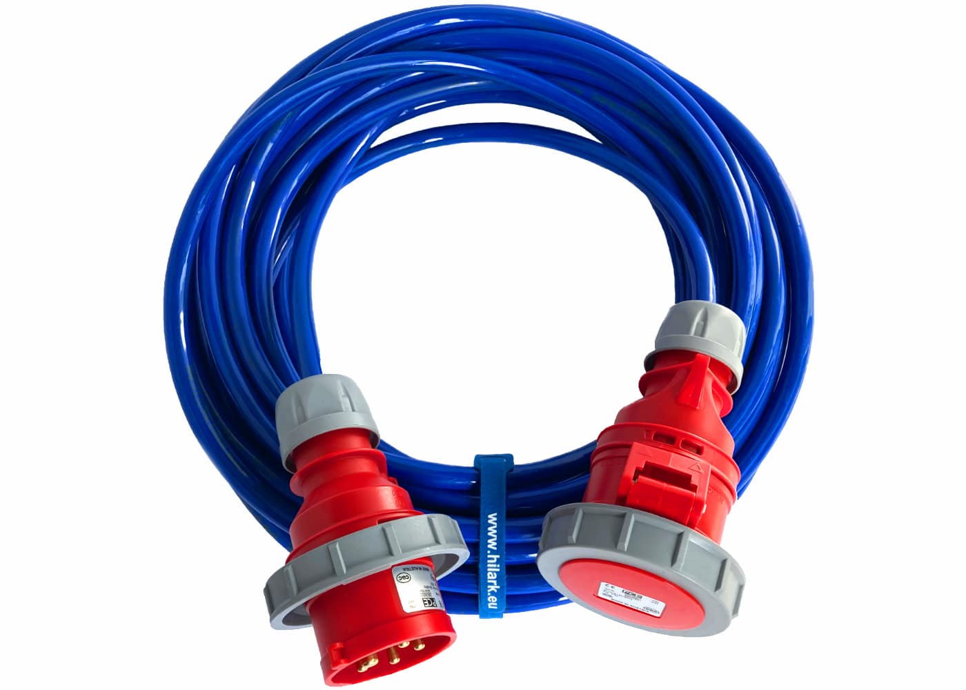 Gummikraftverlängerung 16A H07BQ-F 5x2,5 IP67 10M – Bild 7