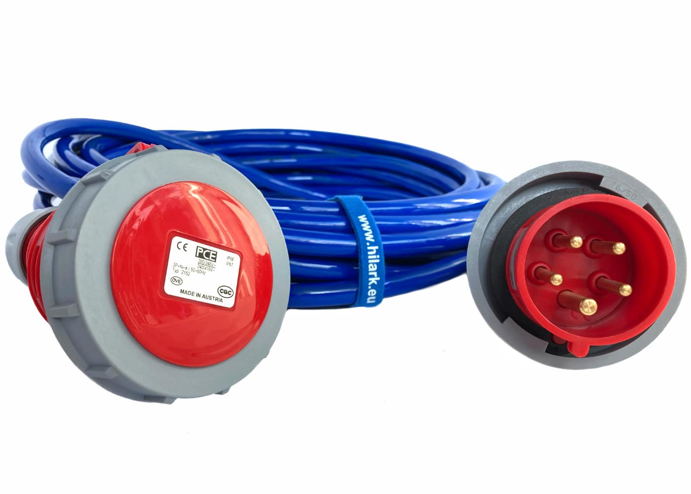 Gummikraftverlängerung 16A H07BQ-F 5x2,5 IP67 10M – Bild 9