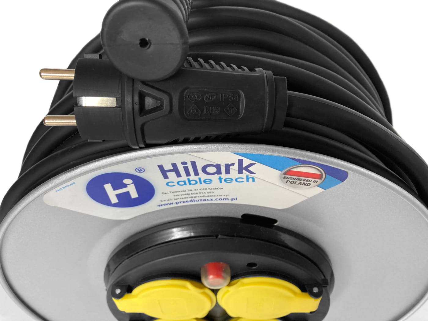 H05RR-F OW 3x2,5 25m Gummi Metalltrommelverlängerung – Bild 6