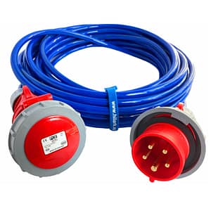 Gummikraftverlängerung 16A H07BQ-F 5×2,5 IP67 40M