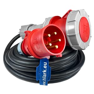 Schaltgetriebe, Stromadapter 32A Steckdose 63A 5m