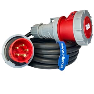 Leistungsschalter, Steckdose 32A 5P für 63A 4P IP67 5m