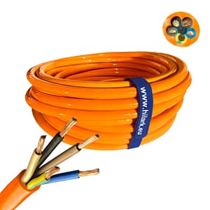 Kabel PUR H07BQ-F 5×2,5mm2 75m
