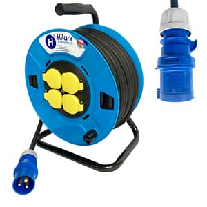 Przedłużacz gumowy CEE H05RR-F 3×2,5 mm2 na bębnie 50m