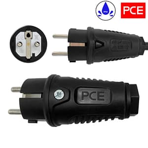 Przedłużacz gumowy H05RR-F 3×1,5 mm2 na bębnie odwróconym z trójnikiem 45m