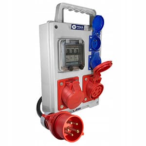 Rozdzielnica bezpiecznik 2x16A 2x230V podłączona ok 0,5m