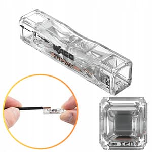 WAGO SZYBKOZŁĄCZKA Złączka PRZELOTOWA 2×0,75-4mm² 2773-2401 1szt