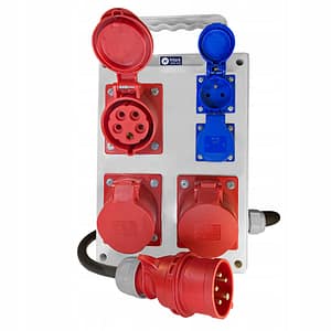 Rozdzielnica 2x230V 2x16A 1x32A 400V ok 1m